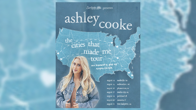 Ashley Cooke to visit the cities that made me as she releases album #2